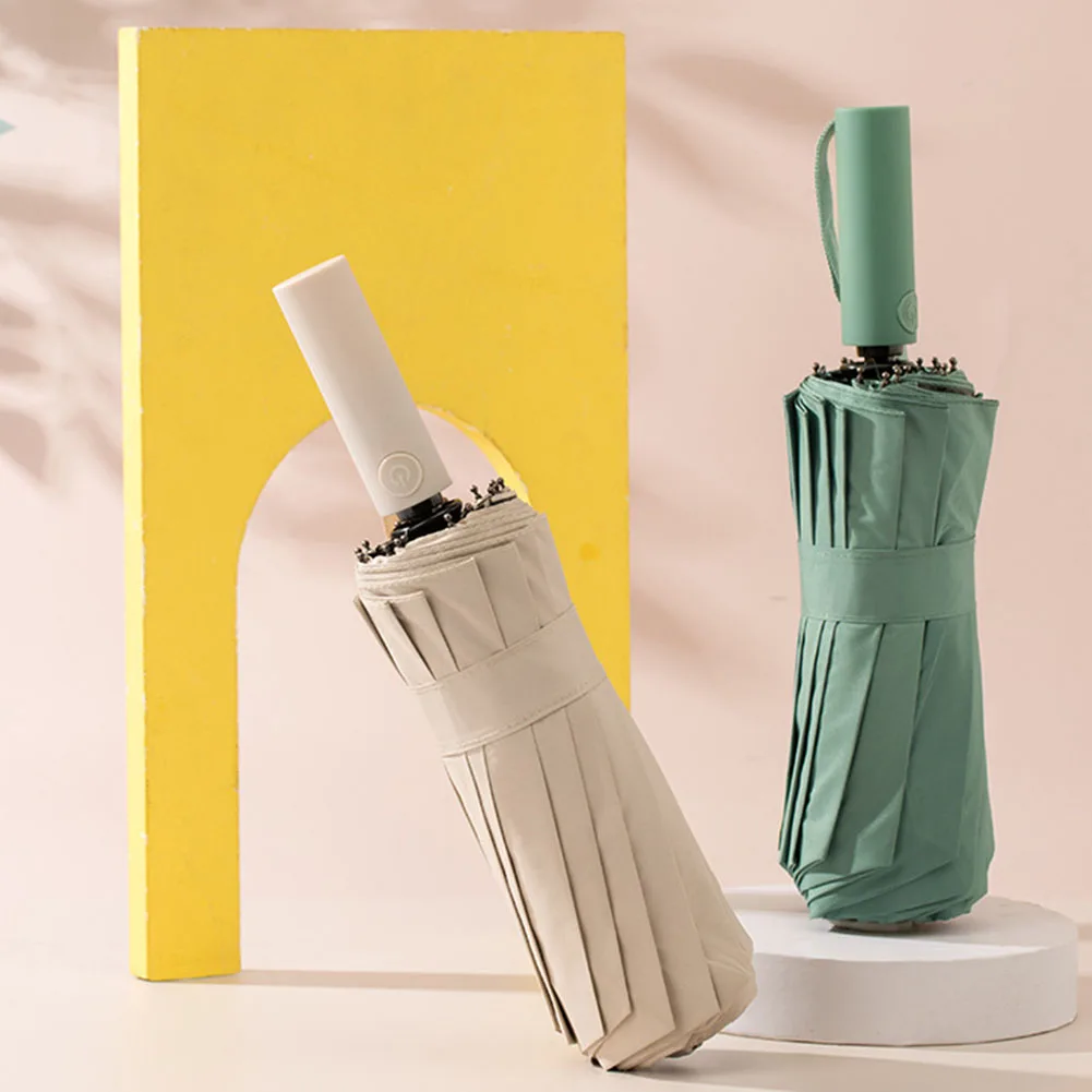 

Three-fold Sun Umbrellas High-density Sunscreen Umbrellas For Outdoor Shopping