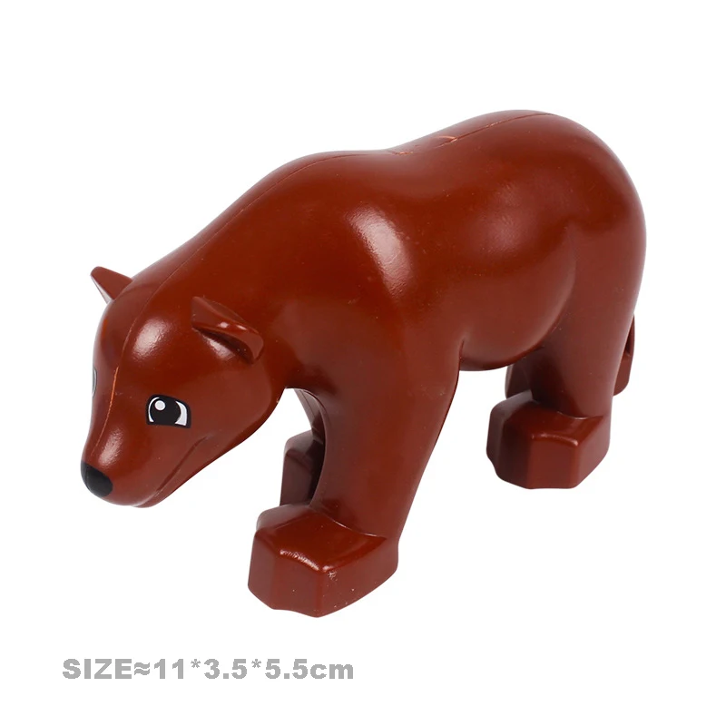 Large Farm Animal Building Block Set - Educational Assembly Toys