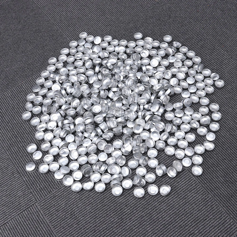 

100/200pcs Aluminum Tea Light Tins Can Scented Candle Making Container Empty Case for Candle Holding DIY Making (Silver)