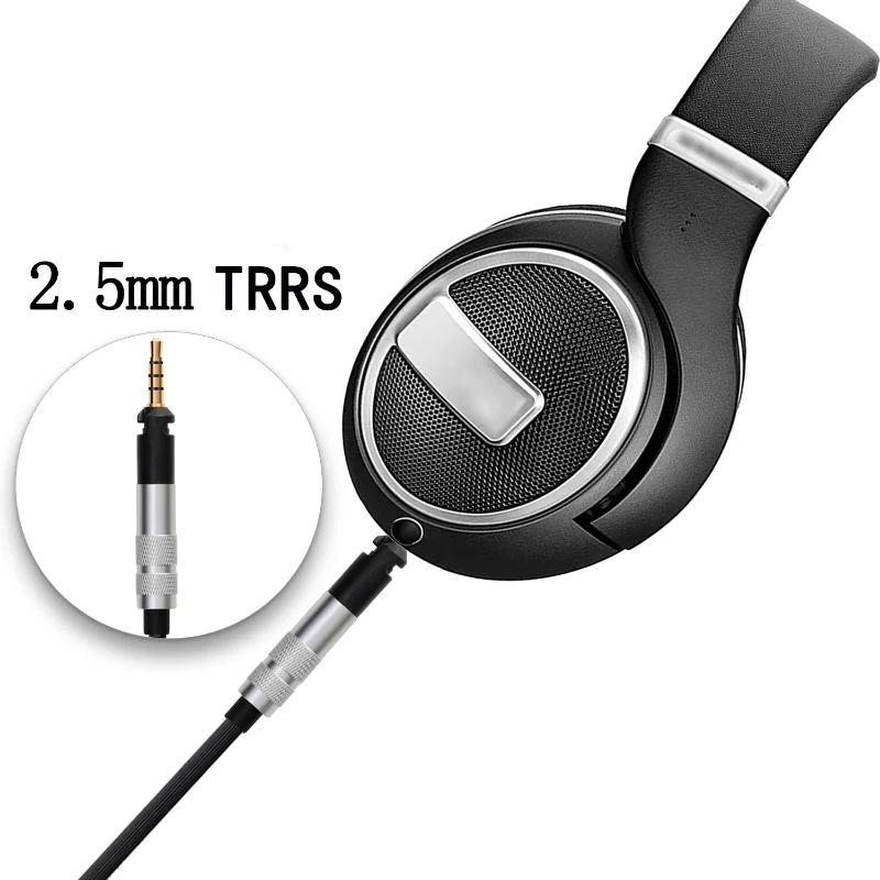 Фото Сменный кабель для наушников Sennheiser HD598 HD558 HD559 HD518 HD560s 3,5 мм стерео бас аудио кабель 2,5/4,4 мм Баланс №4
