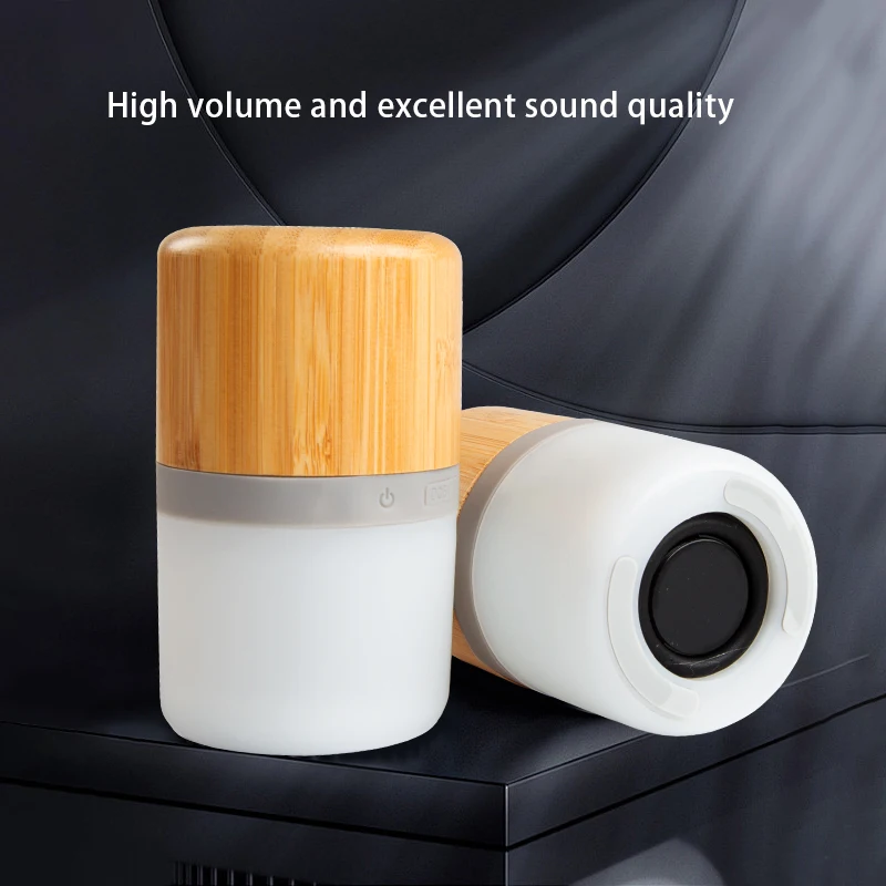 HOMEFISH Mini Bluetooth Speaker with RGB Lights