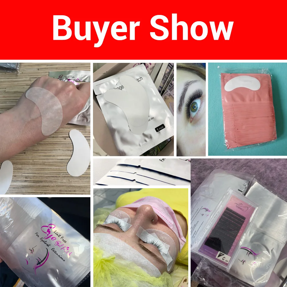 Eyelash Patches 100Pairs Hydrogel Eye Patch for Building Eyelash Extension Under Eye Pads Grafted Lash Stickers Beauty Tools eyelash patch eyelash pads eyelash patches eye patches eyelash accessories eyelash extension supplies