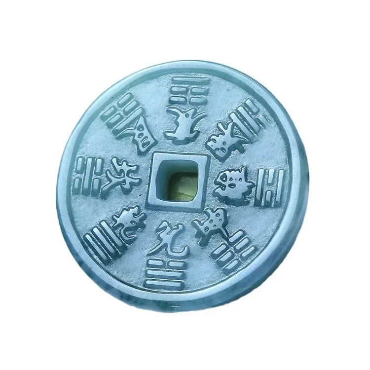 Natural Emerald A Gossip Pendant Fashion Boutique Jewelry Men's Women's Female Freedn Chain Gift