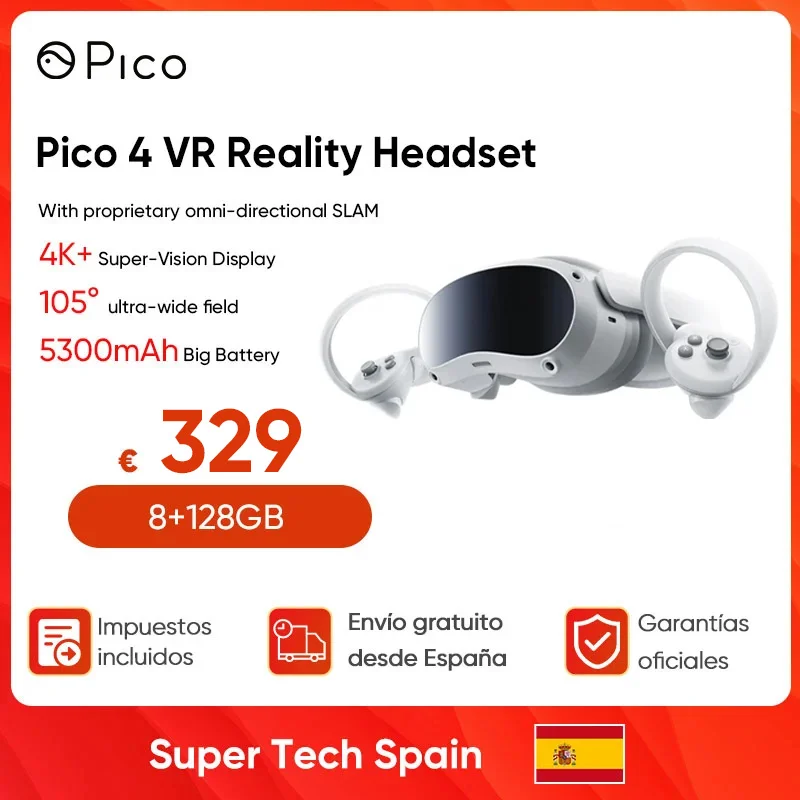 Gogle VR Pico 4 z EU za $348.55 / ~1404zł