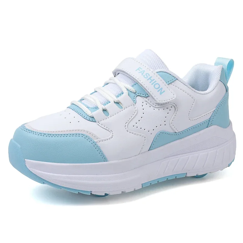 

Little Four Wheel Rampage Shoes for Children Designer Children and Students Invisible Walking Shoe Autumn Boy Girls Sport Shoes