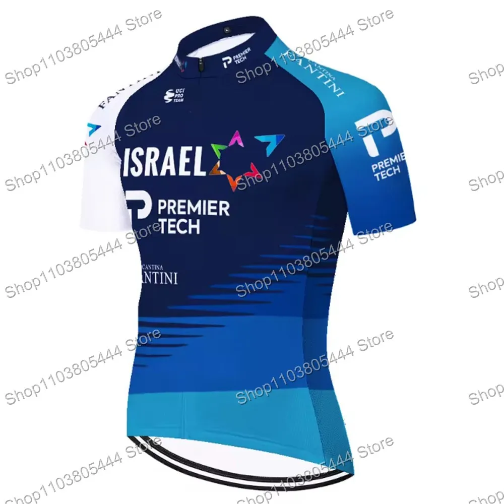Israel Premier Tech Team Cycling Jersey Set Summer Clothing Men Road Bike Shirts Tops Suit Bicycle Bib Shorts MTB Maillot