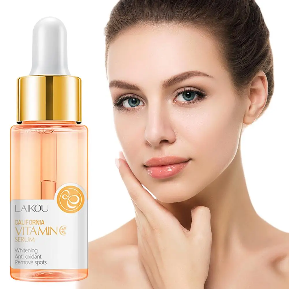 

Laikou Vitamin C Essence 17ml Hydrating Moisturizing Anti Face Skin Dullness Spots Dark Serum Aging Care S0t7