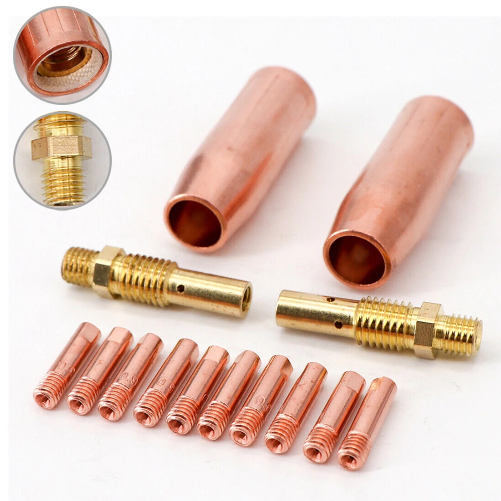 

14 Pcs MIG Welding Kit Solder Iron For Welding Equipment Gas Diffuser Accessories Anti-aging Consumables Durable