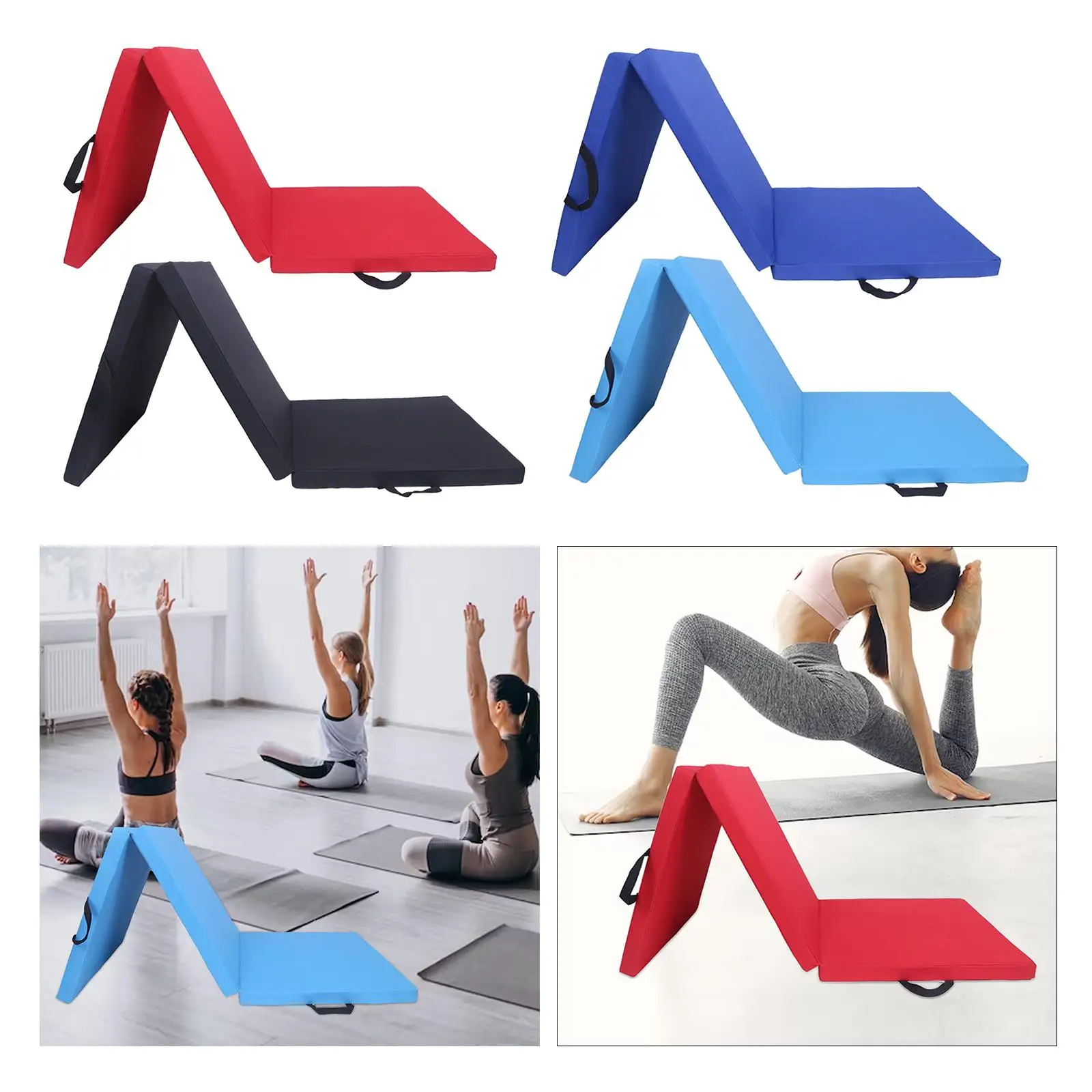 Three Fold Folding Exercise Mat Gym Thick Waterproof Yoga Pad Yoga Mat for Three Fold Folding Exercise Mat Gym Thick Waterproof Yoga Pad Yoga Mat for