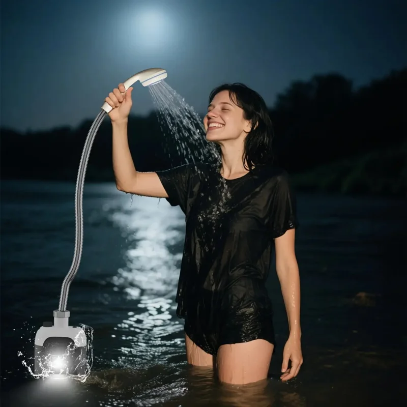 USB Rechargeable Camping Shower 6