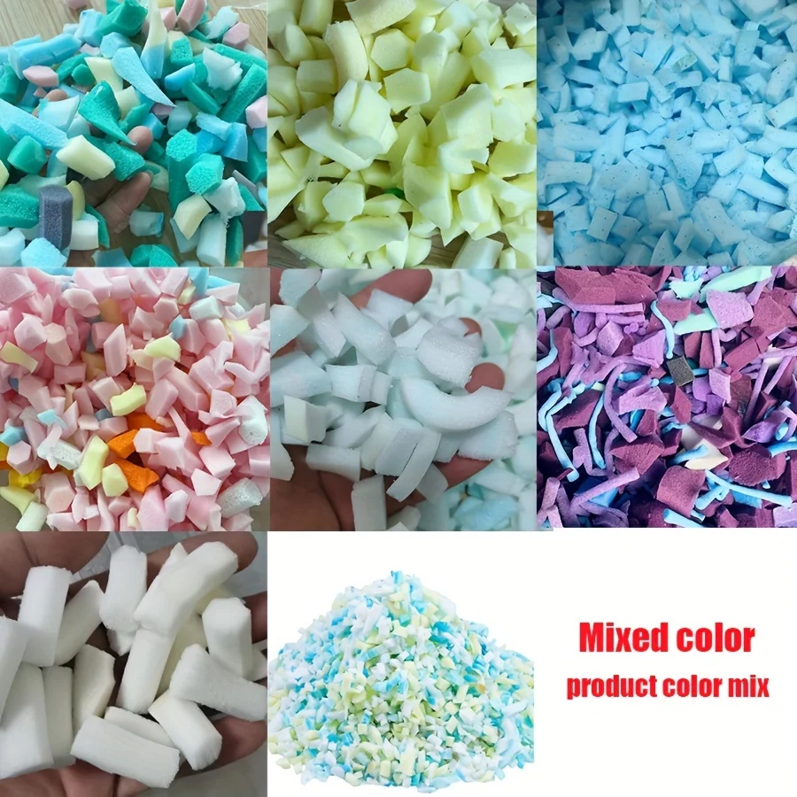Bean Bag Filler Shredded Memory Foam Fill Bean Bags Pillows Chairs Crafts Bag Refill Replacement Fills 1KGS/2.2lb