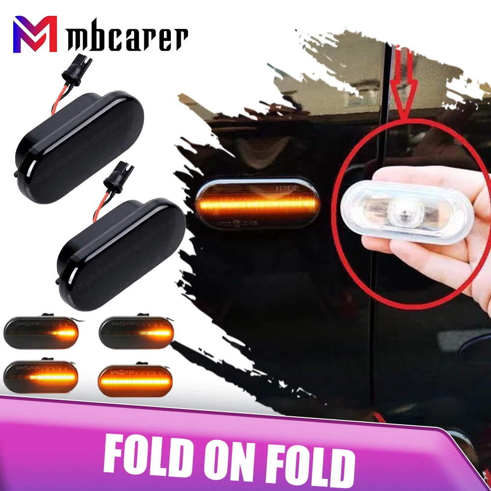 LEDDynamicSideLightIndicatorMarkerSignalLampSequentialFlashing