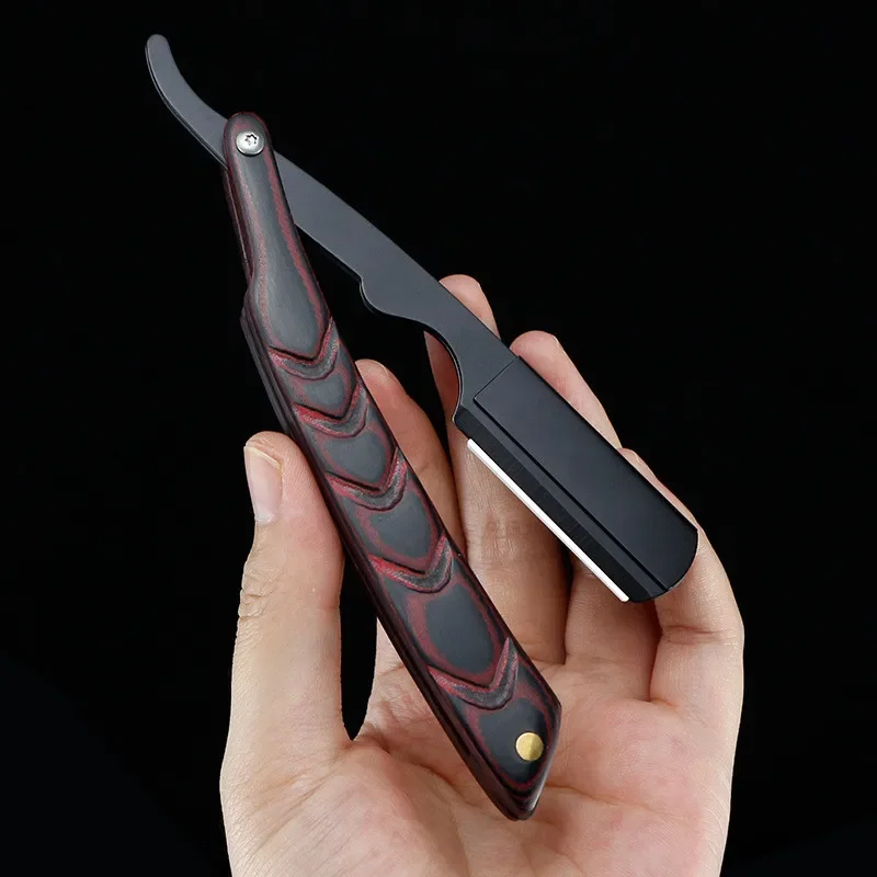 Men's Barber Razor Folding Shaving Shaver Straight Edge Stainless Steel Manual