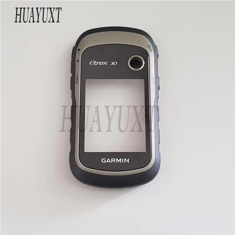 Behuizing Shell compatibel met Garmin eTrex 30/30x/20/20X/10/10X Serie Voorkant met Glazen Knoppen Handheld Reparatie Vervanging Cover (Geel, eTrex 10