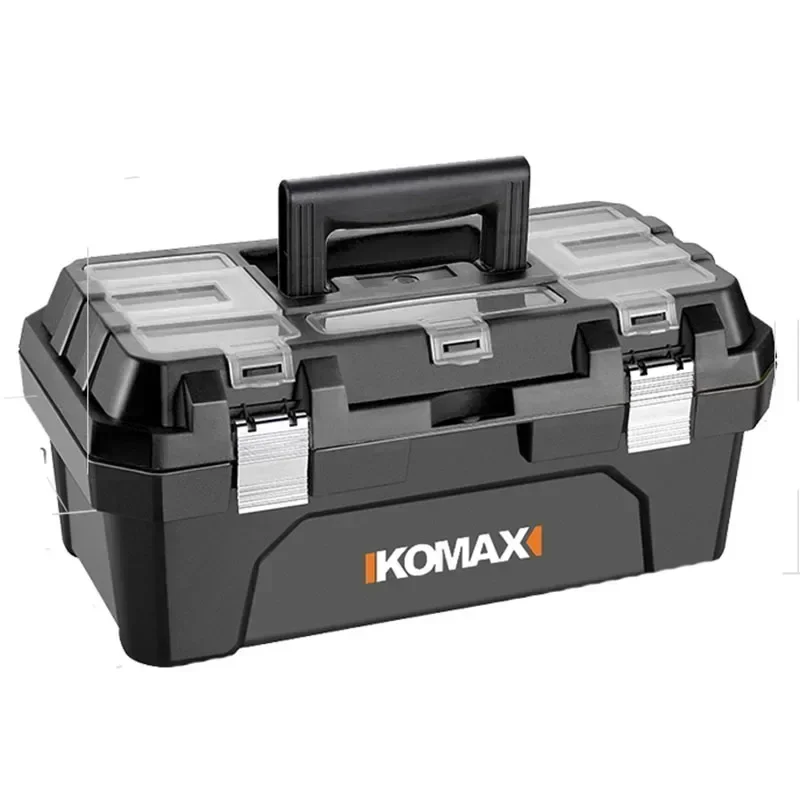 Tools Box Double Layer Shockproof Waterproof Removable Hard Case Screwdriver Storage Boxes Anti-fall Rigid Plastic Tool Box 6