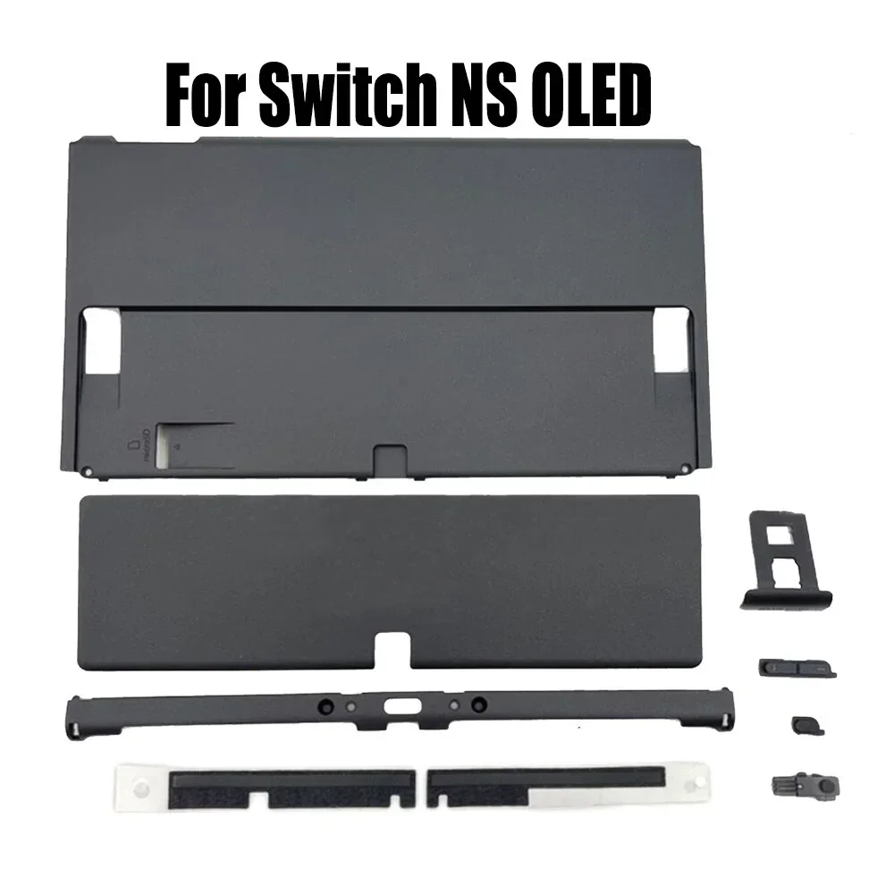 Per Switch Oled Back Shell Sostituzione Shell Oled Back Cover Dust Net Staffa Per Ns Oled Host Shell Repair Parts