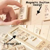 Montessori Calendar Planner Board Kids Visual Schedule Good Habits Training Games Time Concept Parish Teaching Aids Wooden Toys 3