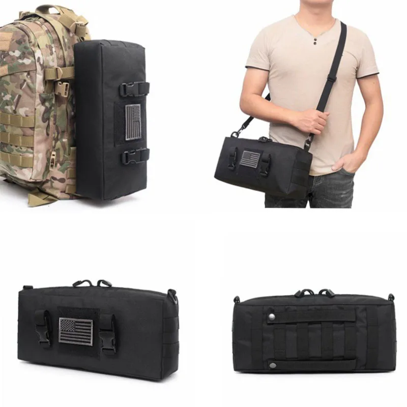 Outdoor Tactical First Aid Kits Waterproof Multi-function Messenger Molle Accessory Tactical Storage Bag First-aid Kit