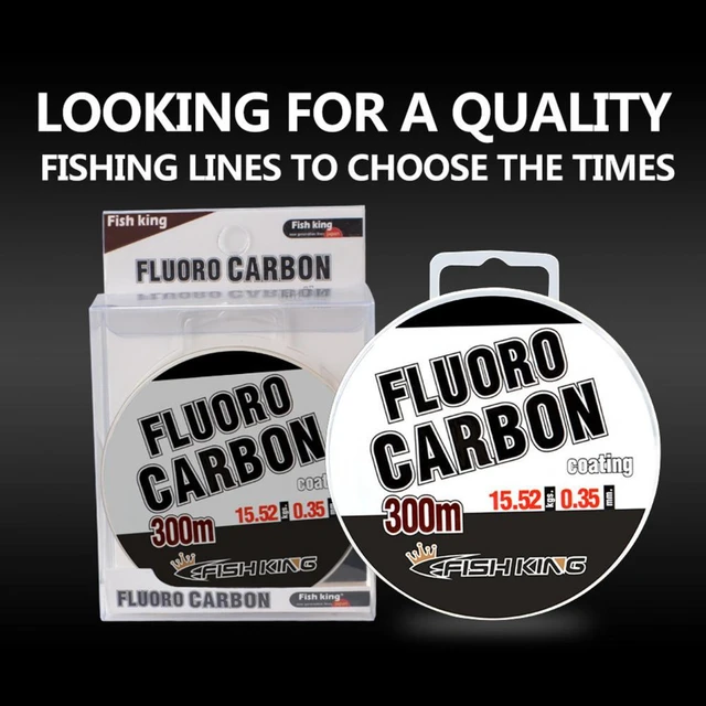 300m Fishing Line 0.30/0.35/0.40/0.45/0.5mm Fluorocarbon Fishing Line  Monofilament Nylon Strong Wire
