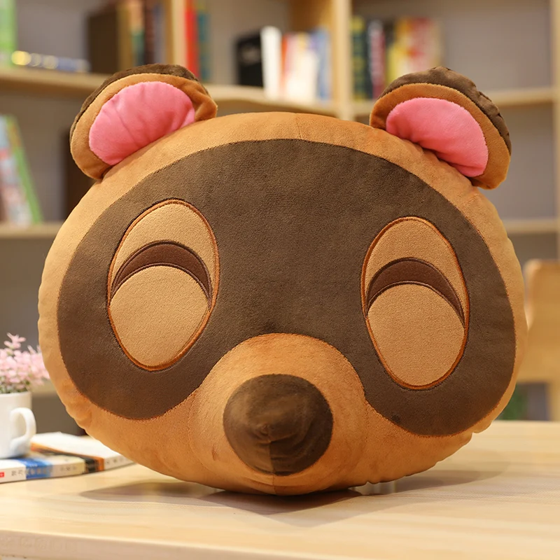 

Animal Plush Toys Kawaii Kids Creative Raccoon Toy Animal Crossing Cosplay Soft Raccoon Pillow Cute Cartoon Gift for Kids
