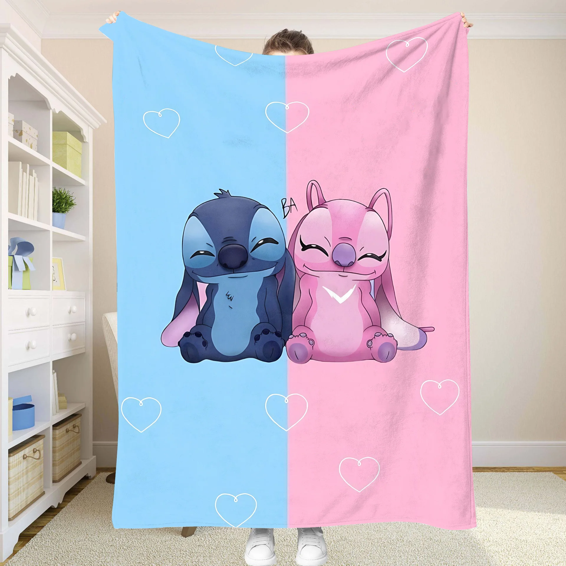 Fluffy Blanket S-Stitches Double Bed Blankets and Throws Bedspread on the Bed Throw Blanket for Sofa Summer Comforter Anime & 2