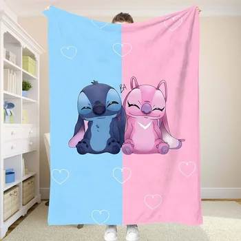 Fluffy Blanket S-Stitches Double Bed Blankets and Throws Bedspread on the Bed Throw Blanket for Sofa Summer Comforter Anime & 2