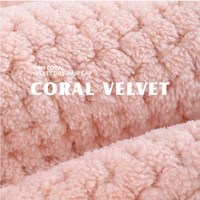 New Pearl Cotton Hair Towel Wrap Super Absorbent Quick Dry Hair Towels Microfiber Hair Hat Caps For Drying Curly Long Thick Hair 5