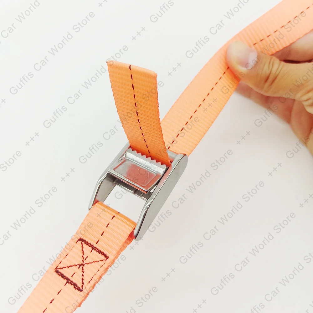 Heavy-Duty 3m Cargo Straps with Stainless Steel Buckle - Secure Luggage and Equipment