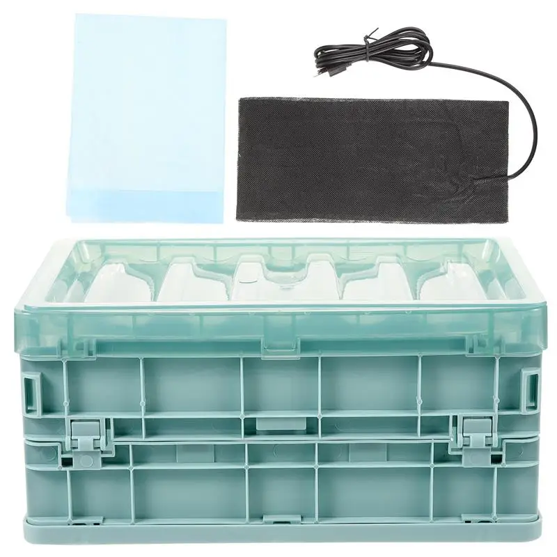 

1 Set Plastic Parrot Incubator Young Birds Hatch Box Parrot Brood Supplies With Heating Pad