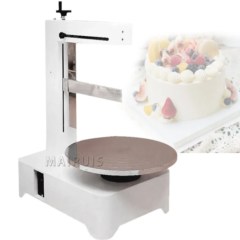 Desktop Cake Cream Icing Spreading Coating Machine Birthday Cake Smoothing Decorating Spreader