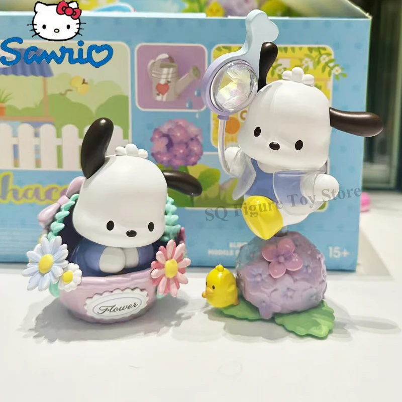 

Sanrio полачко, мультяшная фигурка, цветок и детство, Pachacco, экшн-фигурка, кавайное аниме, искусственное украшение