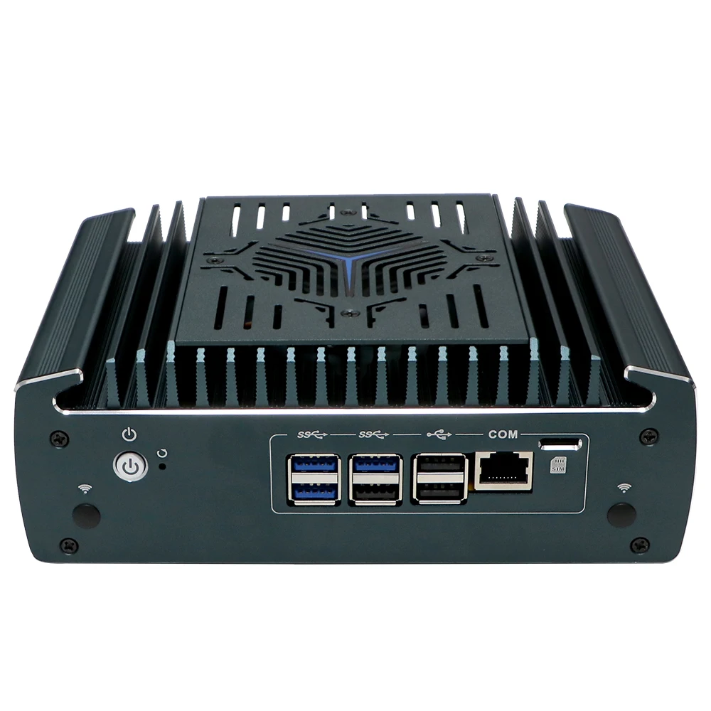 12th Gen Micro Soft Router Intel core i5 1245U i7 1265U 6x 2.5G i225 LAN NVMe Firewall Appliance Mini PC pfSense with fan