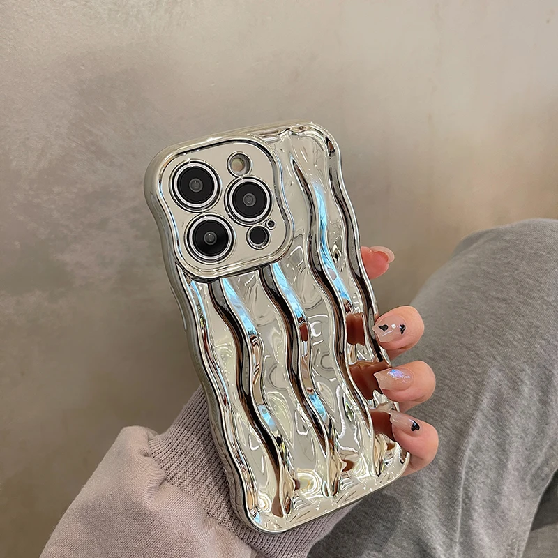Fashion Wave Fold Pattern Case for iPhone