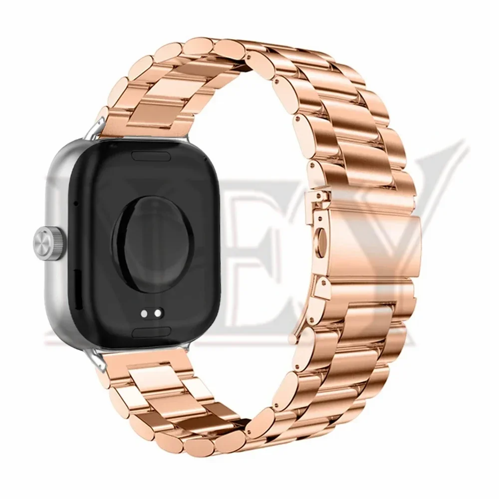 Stainless Steel Smartwatch Band - Elegant Link Bracelet Strap