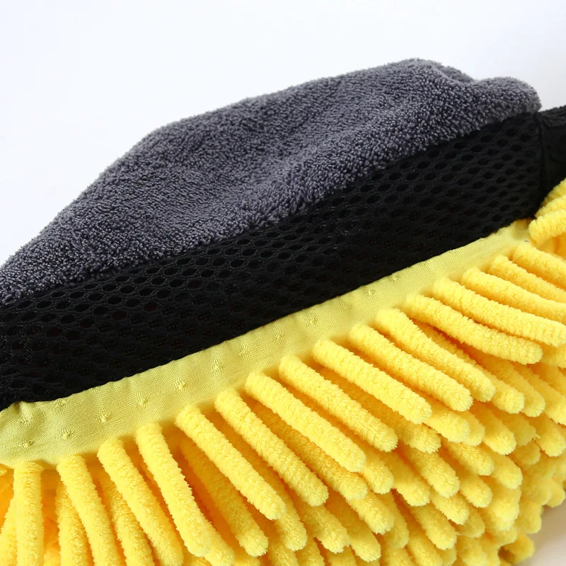 Waterproof Car Wash Microfiber Chenille Gloves Thick Car Cleaning Mitt Wax Detailing Brush Auto Care Double-faced Glove microfiber car mitt car cleaning gloves microfiber cleaning gloves microfiber washing gloves microfiber gloves