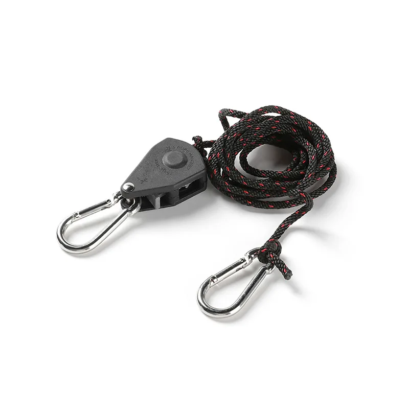 

Rope 2m Ratchet Hanger Camping Tent Accessories Pulley Ratchets Rope Lock Tie Down Strap Fix Accessory