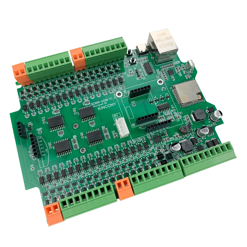 

KC868-A32M RJ45 32DO Wifi Switch MOSFET Module ESP32 Board HTTP ESPhome Tasmota IIC RTC 2/4G GSM Smart Home Automation System