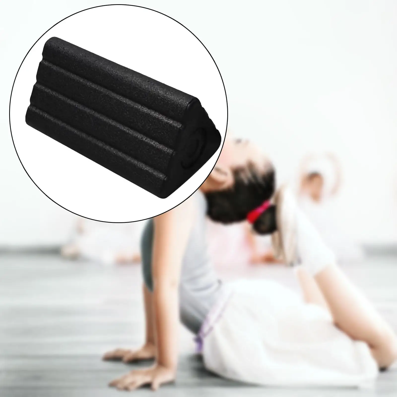 2 In 1 Triangolo Yoga Block Yoga Brick Pbility Muscle Portable Balance Training Yoga Column Roller Epp Foam Roller