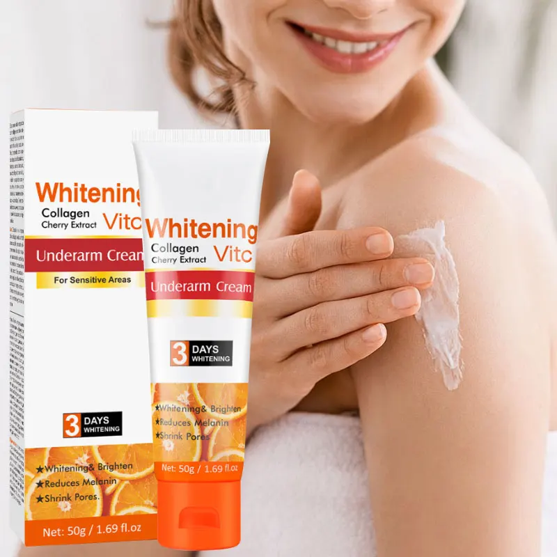 

Dark Skin Whitening Cream Pigmentation Dark Spot Corrector Elbows Knees Brighten Moisturizing Vitamin C Skin Bleaching Cream