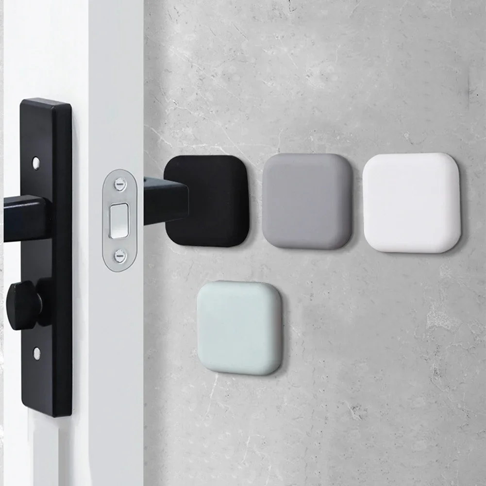 

Door Stop Nordic Safety Supplies Silicone Self-adhesive Door Stopper Wall Protection Buffer Protective Plug Silencer Home