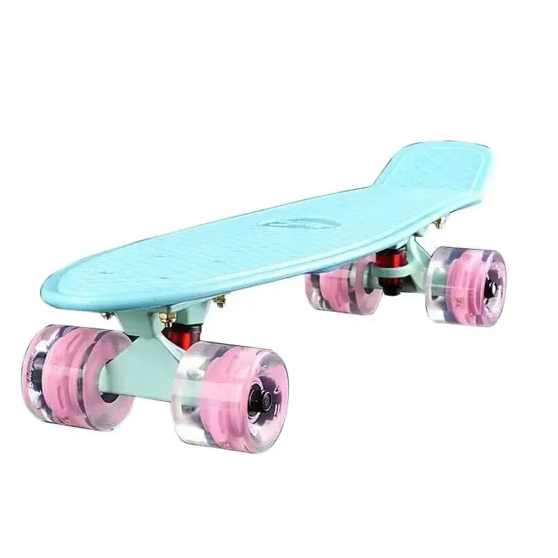 penny-board-mini-cruiser-retro-travel-portable-skateboard-complete-ready-to-ride-fish-boards-22-inch