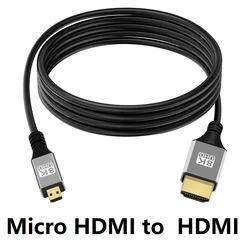 Ultra High - Definition Micro HDMI to HDMI Cable for Streaming and Video Devices (1.5m)