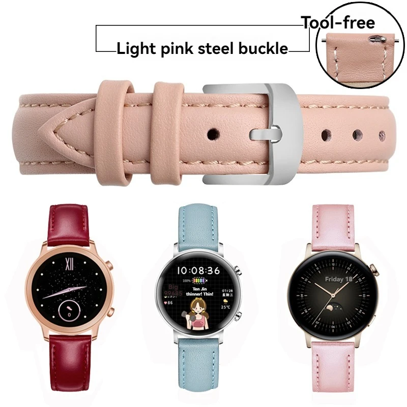 Premium Cowhide Quick Release Watch Strap - Elegant Wrist Accessory