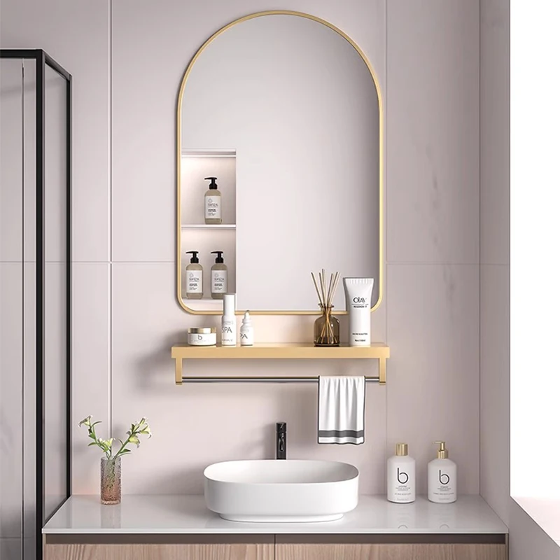 

Wall Art Mirror Cabinets Modern Home Ornaments Living Room Irregular Aesthetic Decoration Lighting Vanity Arte De Pared Big