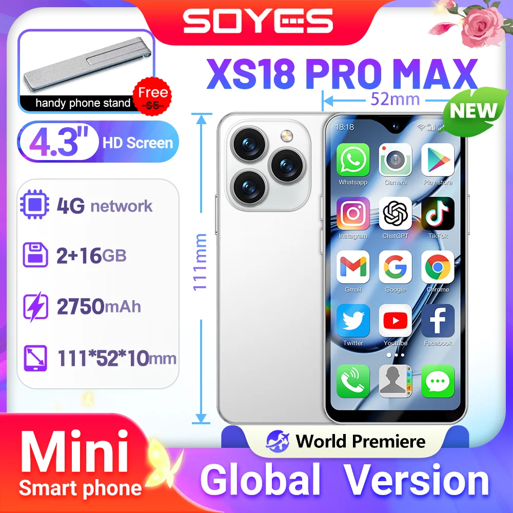 SOYES XS18 Pro Max: Handy 4.3