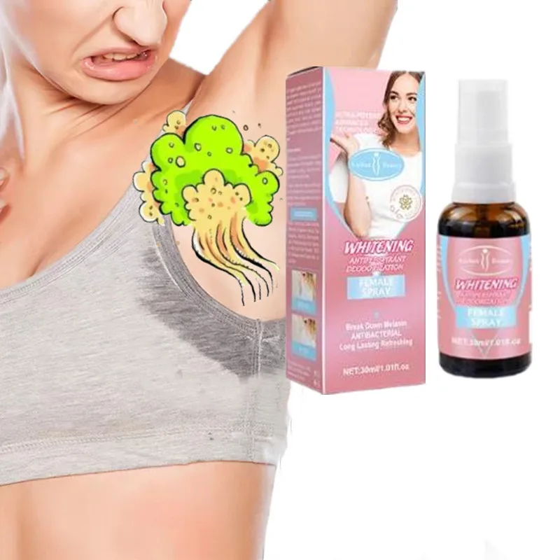 30ML Body Odor Sweat Deodorant Spray Lasting Body Underarm Feet