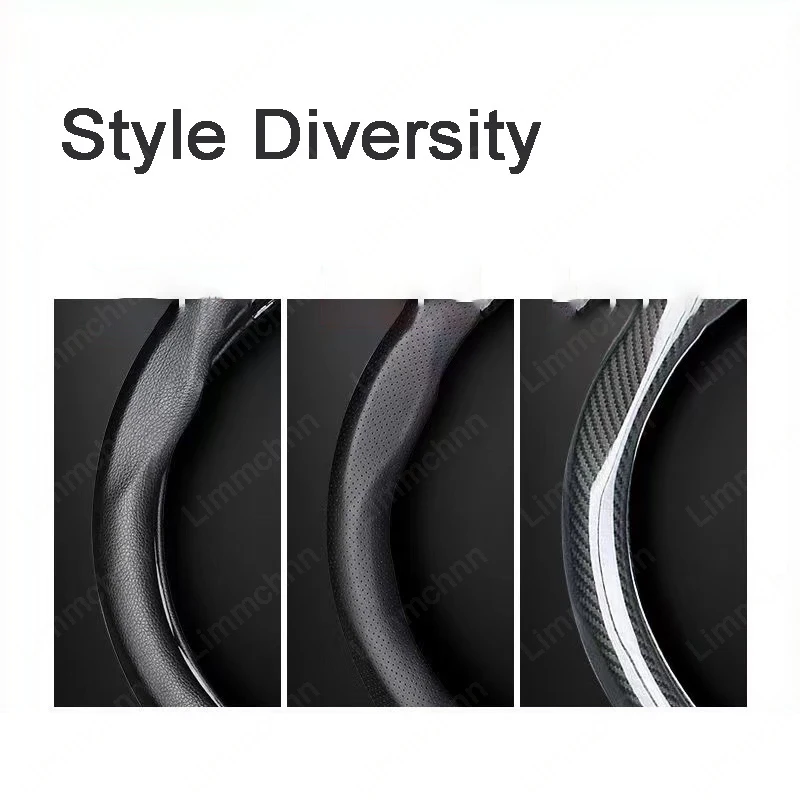 Car Steering Wheel Cover Auto Emblem Accessories For Bmw 1 3 5 Series