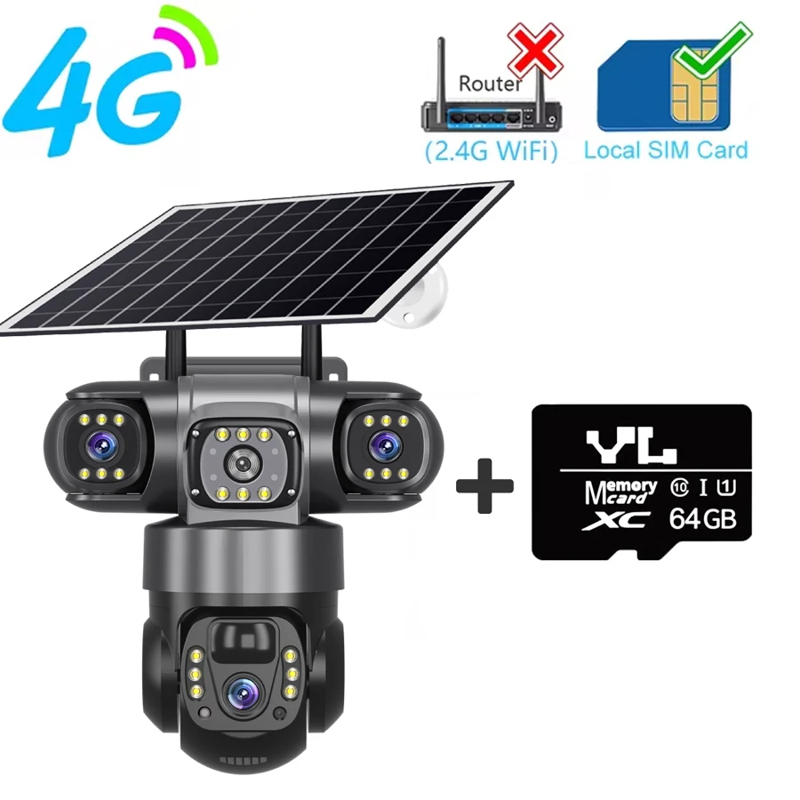 4G Camera 64G Card