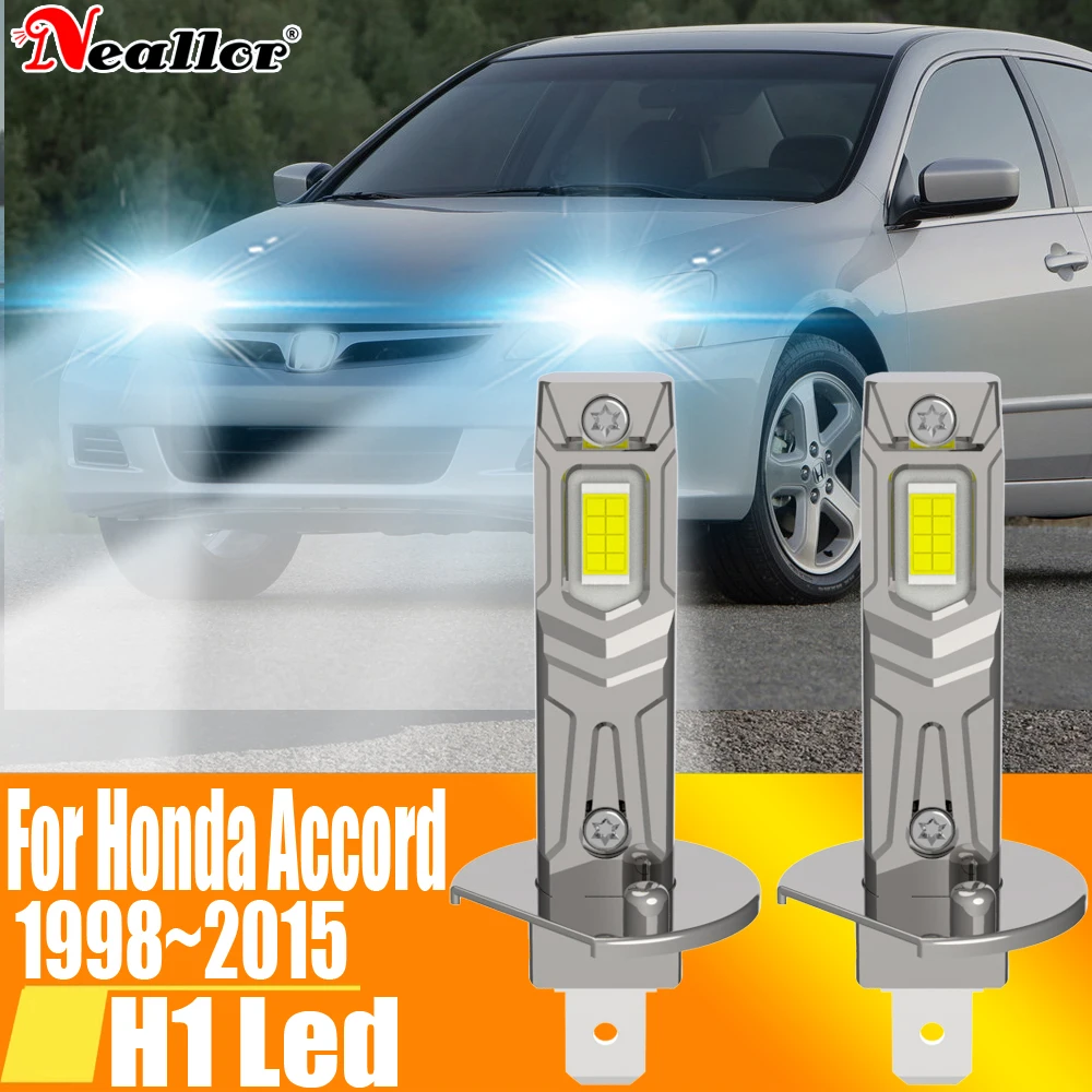 

2 шт., Автомобильные светодиодные лампы H1 12 В 55 Вт для Honda Accord 1998-2015