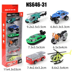 Mini Alloy Helicopter Ornament (Yellow)